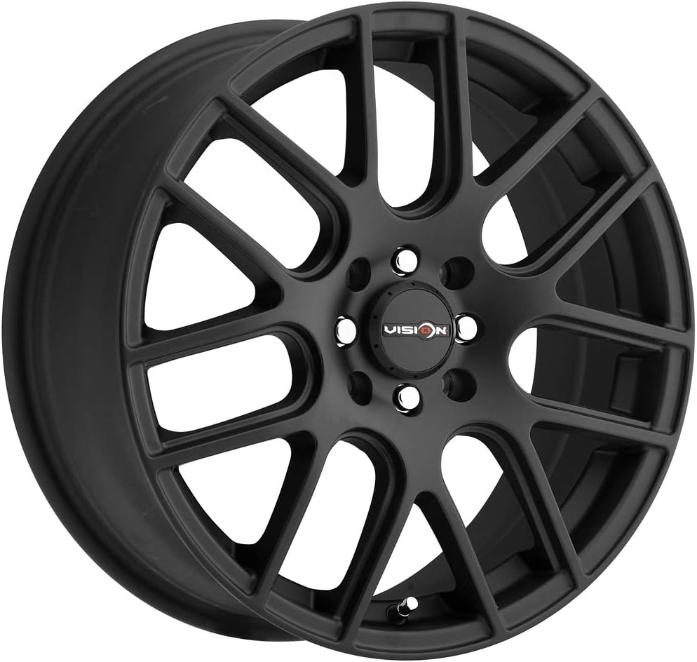 Vision 426 Cross Matte Black Rims